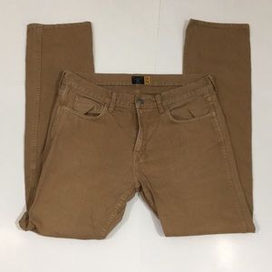 J. Crew 484 Jeans, dark khaki 34x30